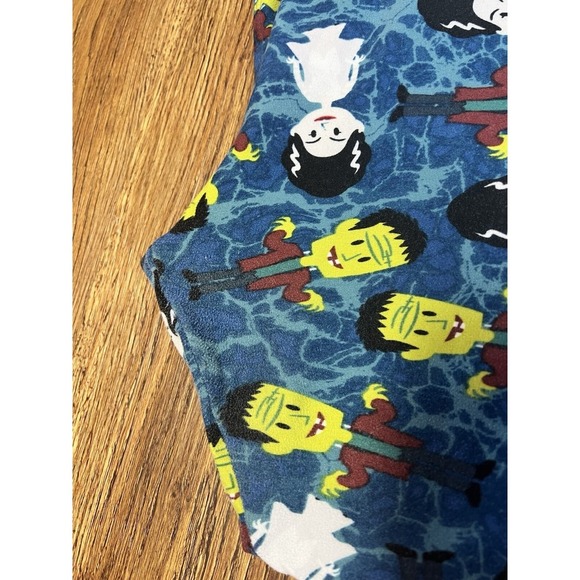 NWT Lularoe TC -Halloween Frankenstein/Bride Of Frankenstein Leggings - Picture 2 of 4